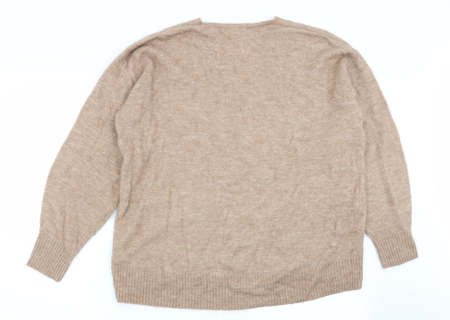 H&M Womens Beige   Pullover Jumper Size M