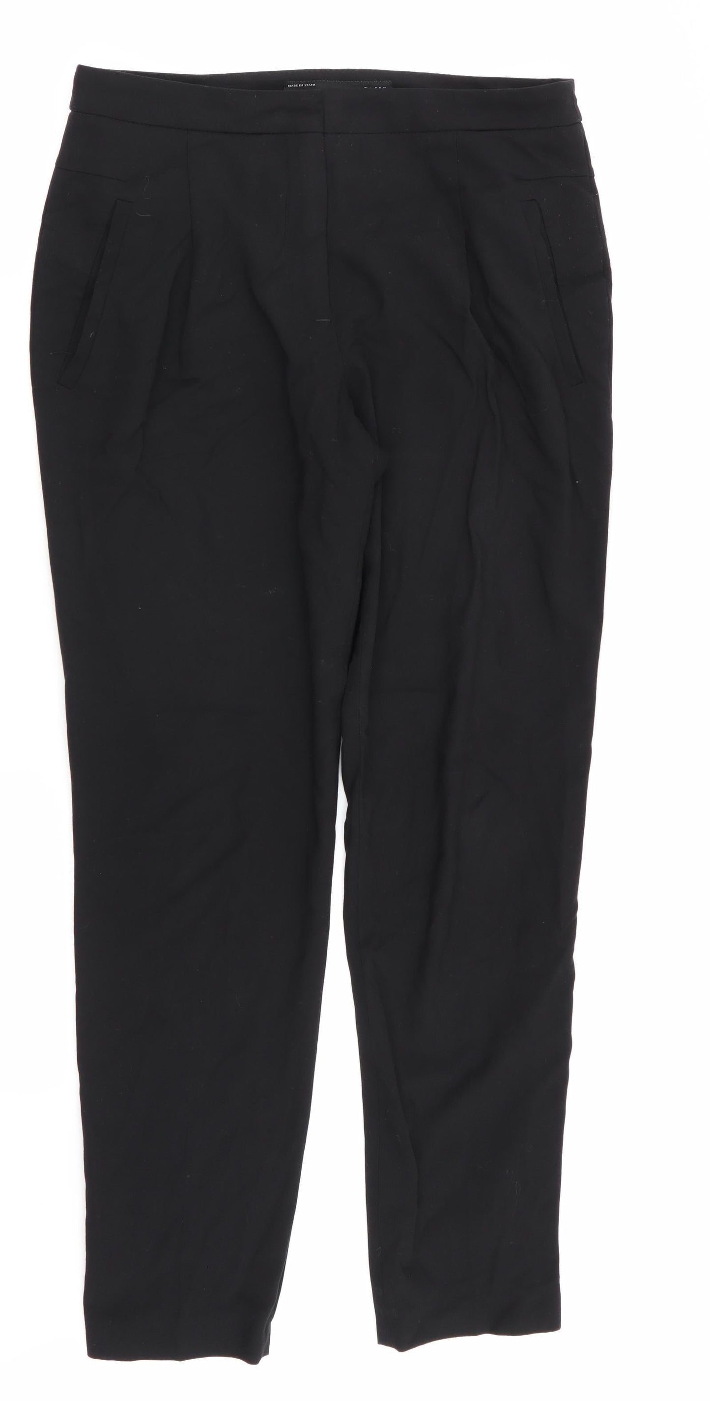 Zara Womens Black   Trousers  Size 4 L29 in