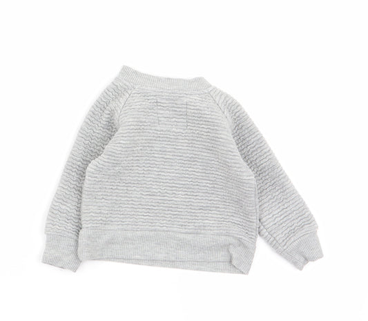 early days Boys Grey   Pullover Jumper Size 6-9 Months