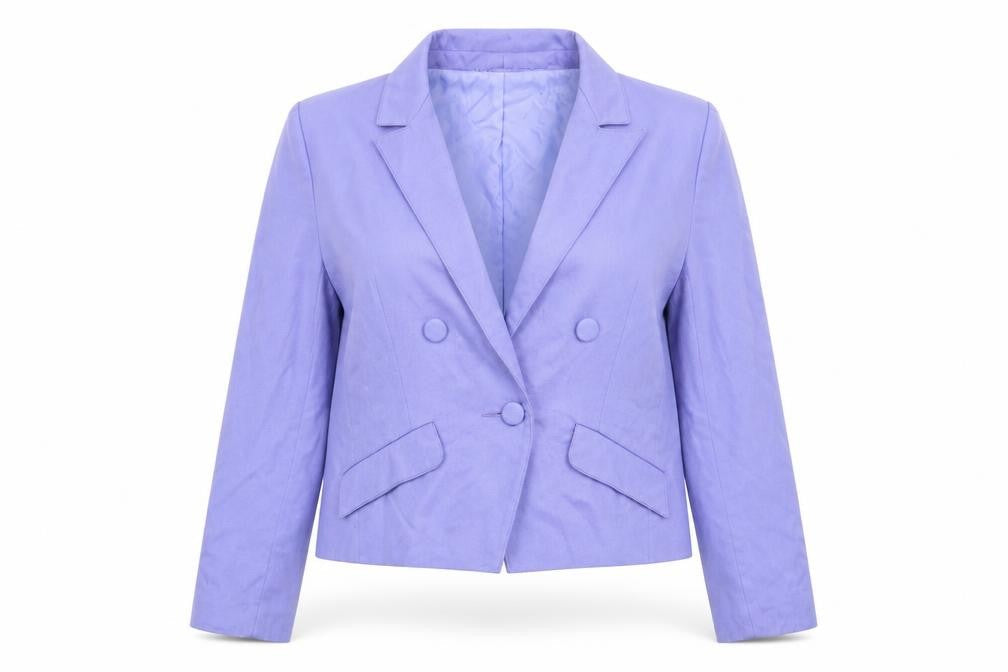 Yessica Womens Purple   Jacket Blazer Size 14