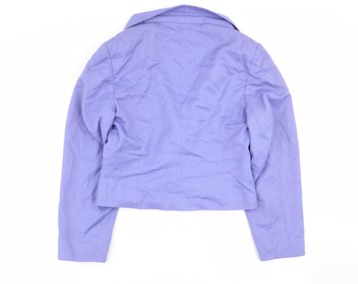 Yessica Womens Purple   Jacket Blazer Size 14
