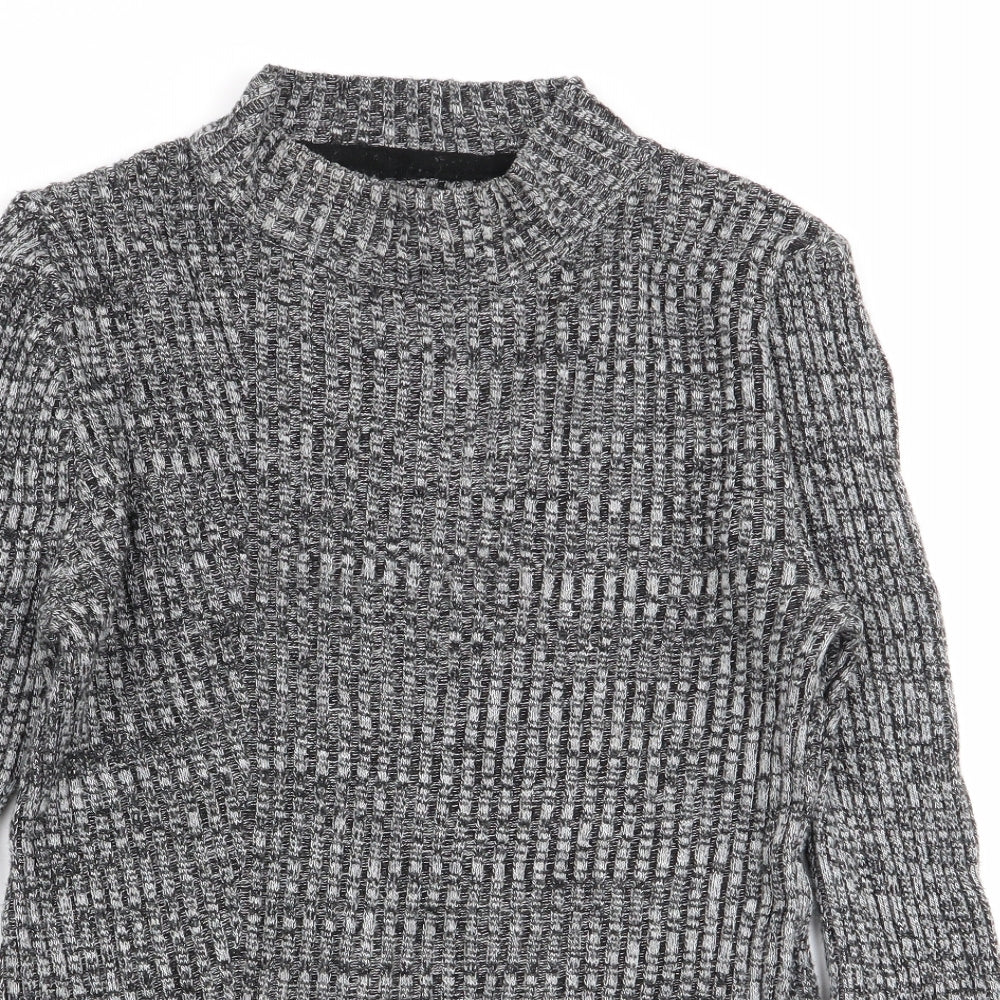 Topshop Womens Grey   Pullover Jumper Size S