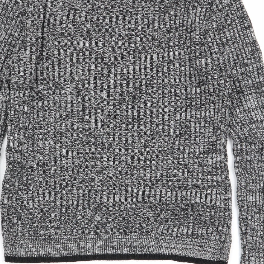 Topshop Womens Grey   Pullover Jumper Size S