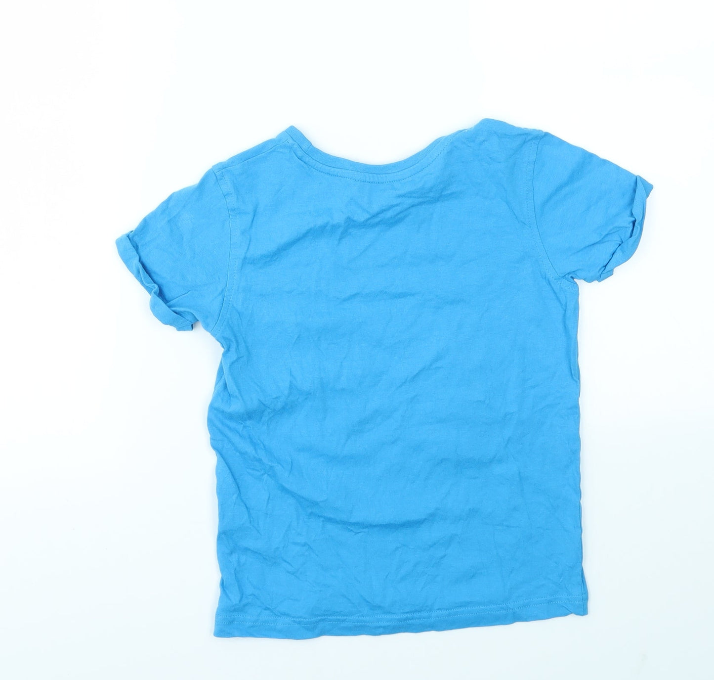 George Boys Blue   Basic T-Shirt Size 6-7 Years