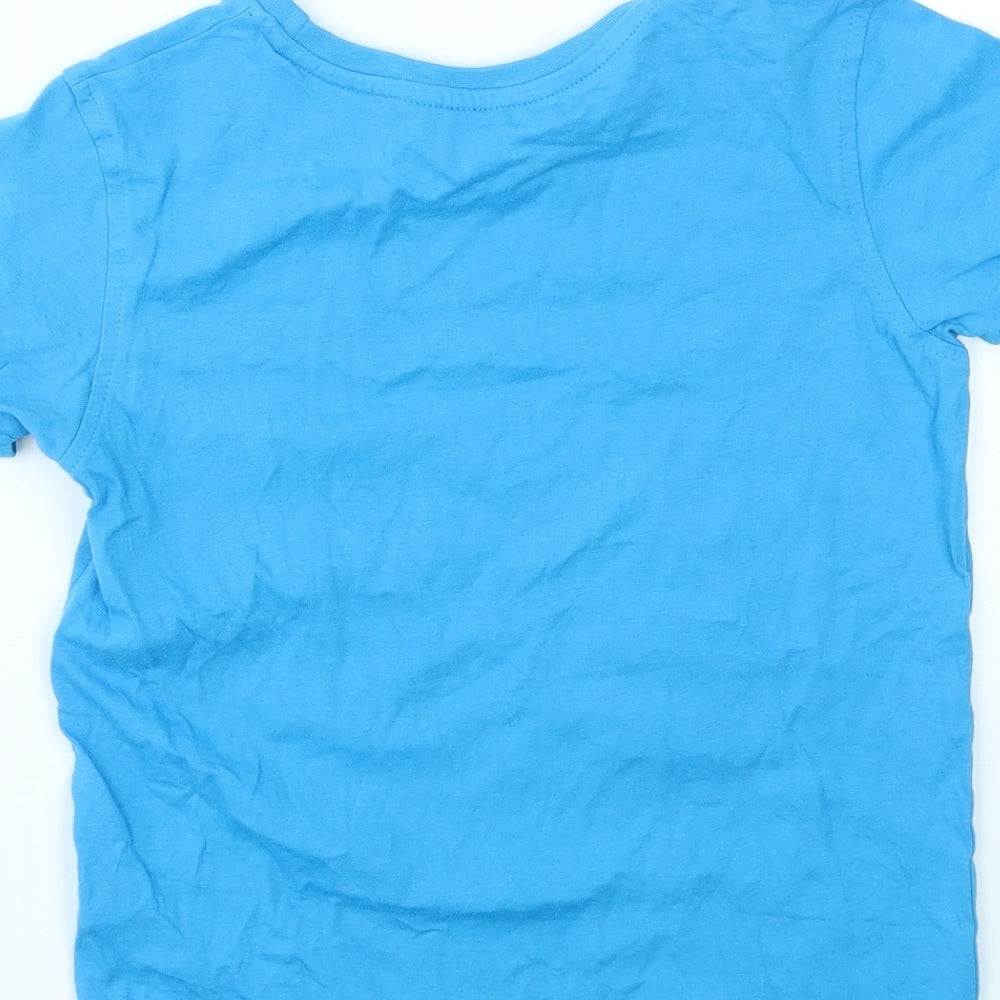 George Boys Blue   Basic T-Shirt Size 6-7 Years