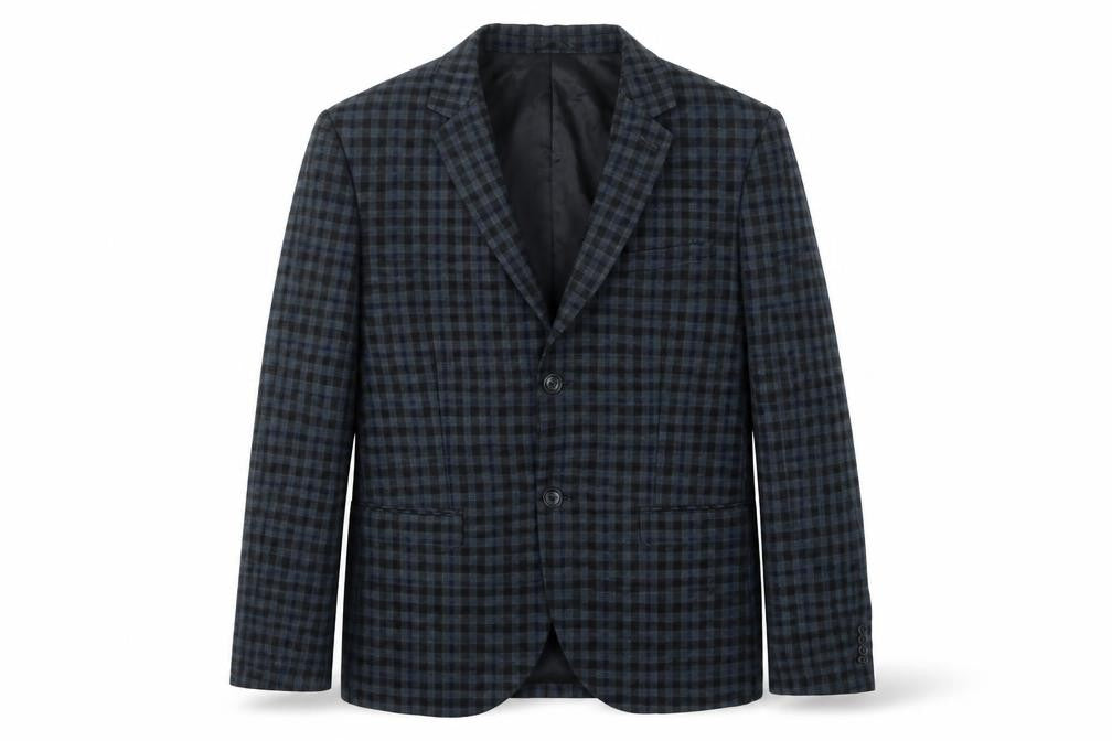 Topman Mens Blue Check  Jacket Blazer Size 40