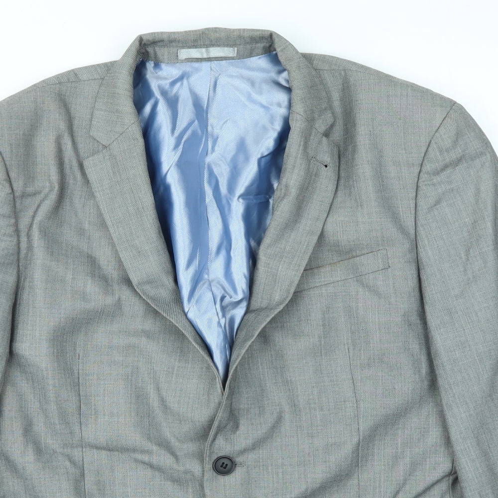 Cedar Wood State Mens Grey   Jacket Blazer Size 42