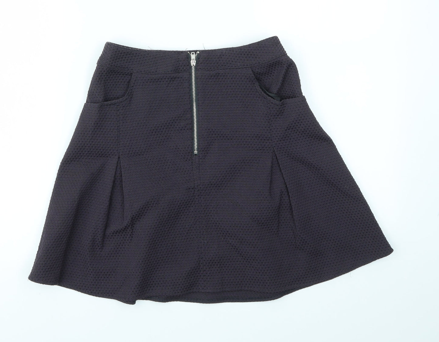 Preworn Womens Purple   Flare Skirt Size S