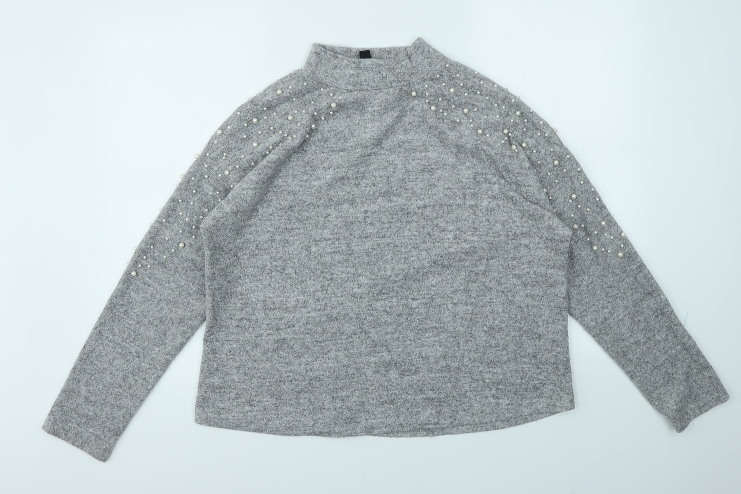 New Look Womens Grey   Pullover Jumper Size M