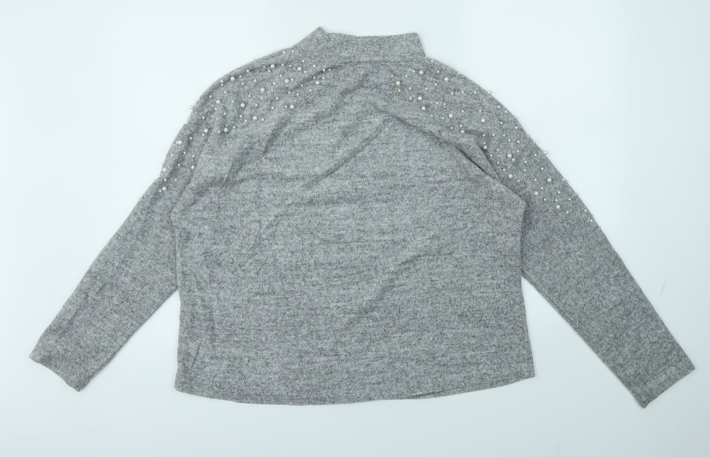 New Look Womens Grey   Pullover Jumper Size M