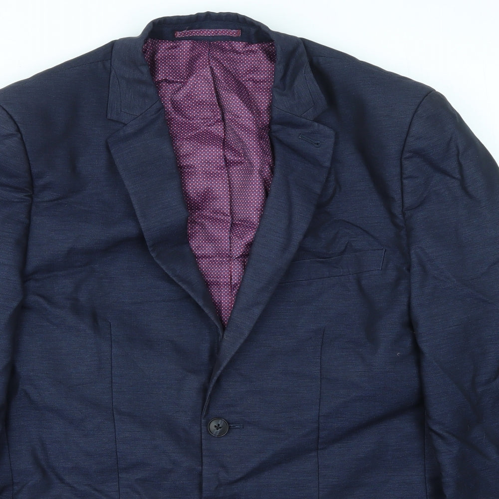 T&W Mens Blue   Jacket Blazer Size 38