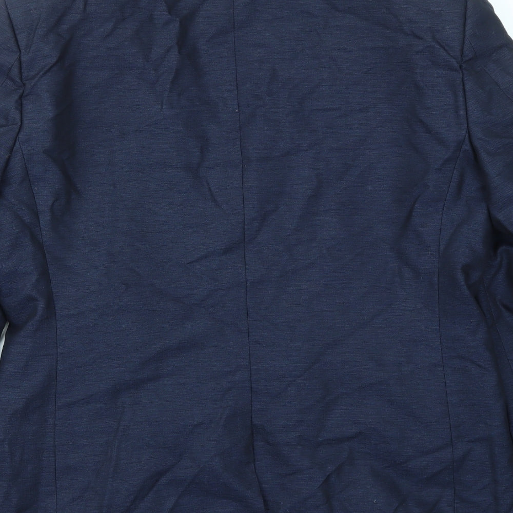 T&W Mens Blue   Jacket Blazer Size 38