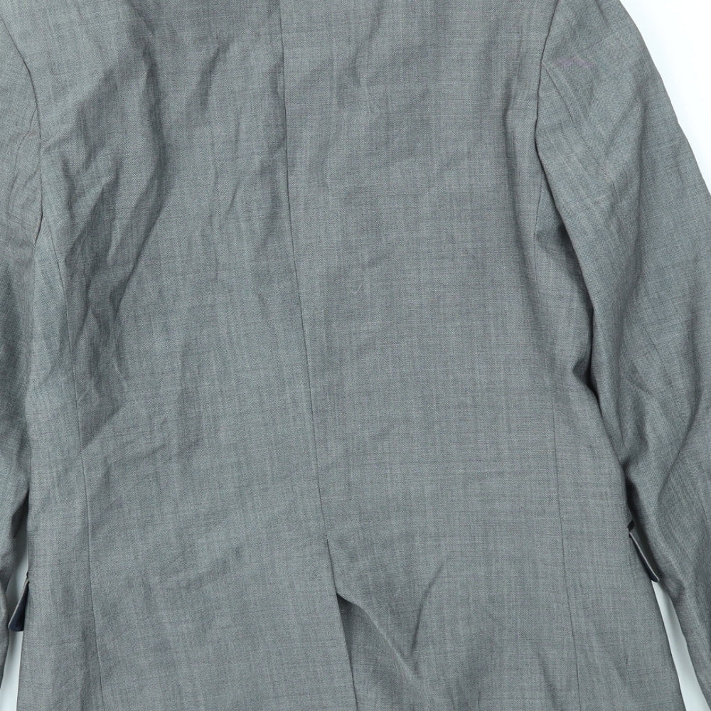 Topman Mens Grey   Jacket Blazer Size 36