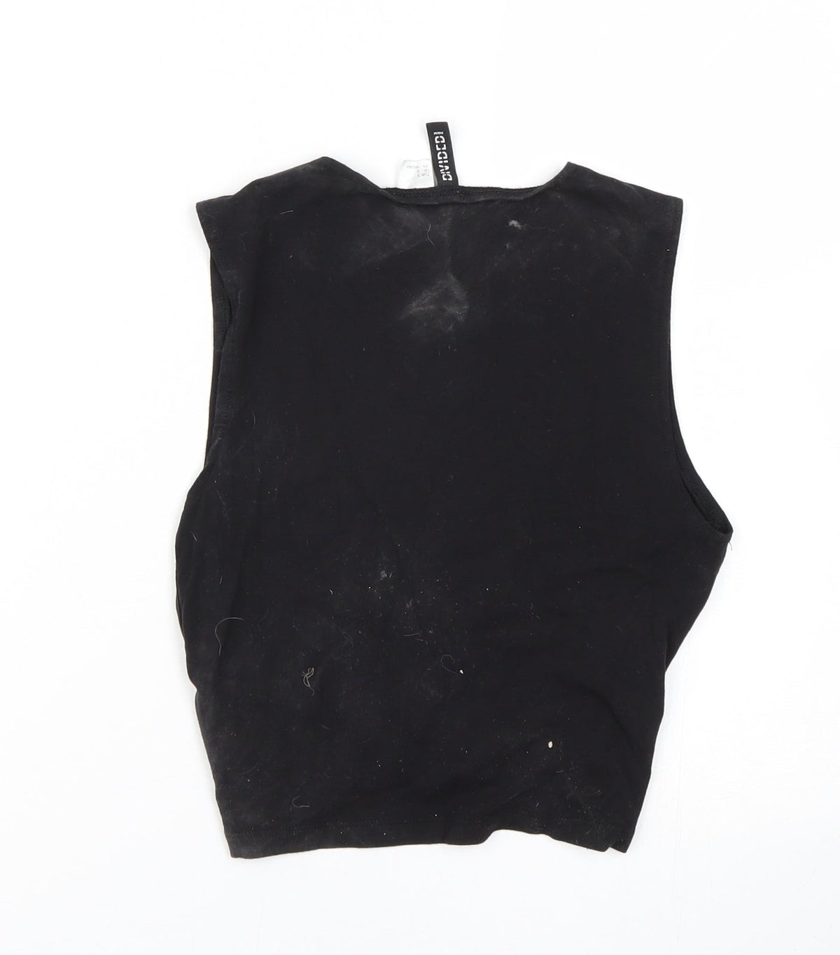 H&M Womens Black   Cropped Tank Size S