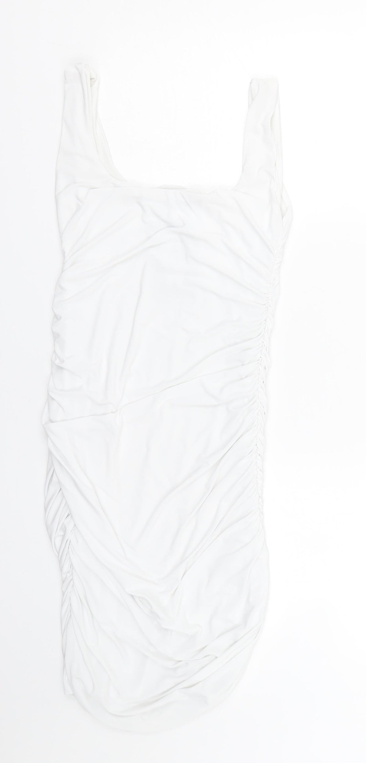 PRETTYLITTLETHING Womens White   Tank Dress  Size 8