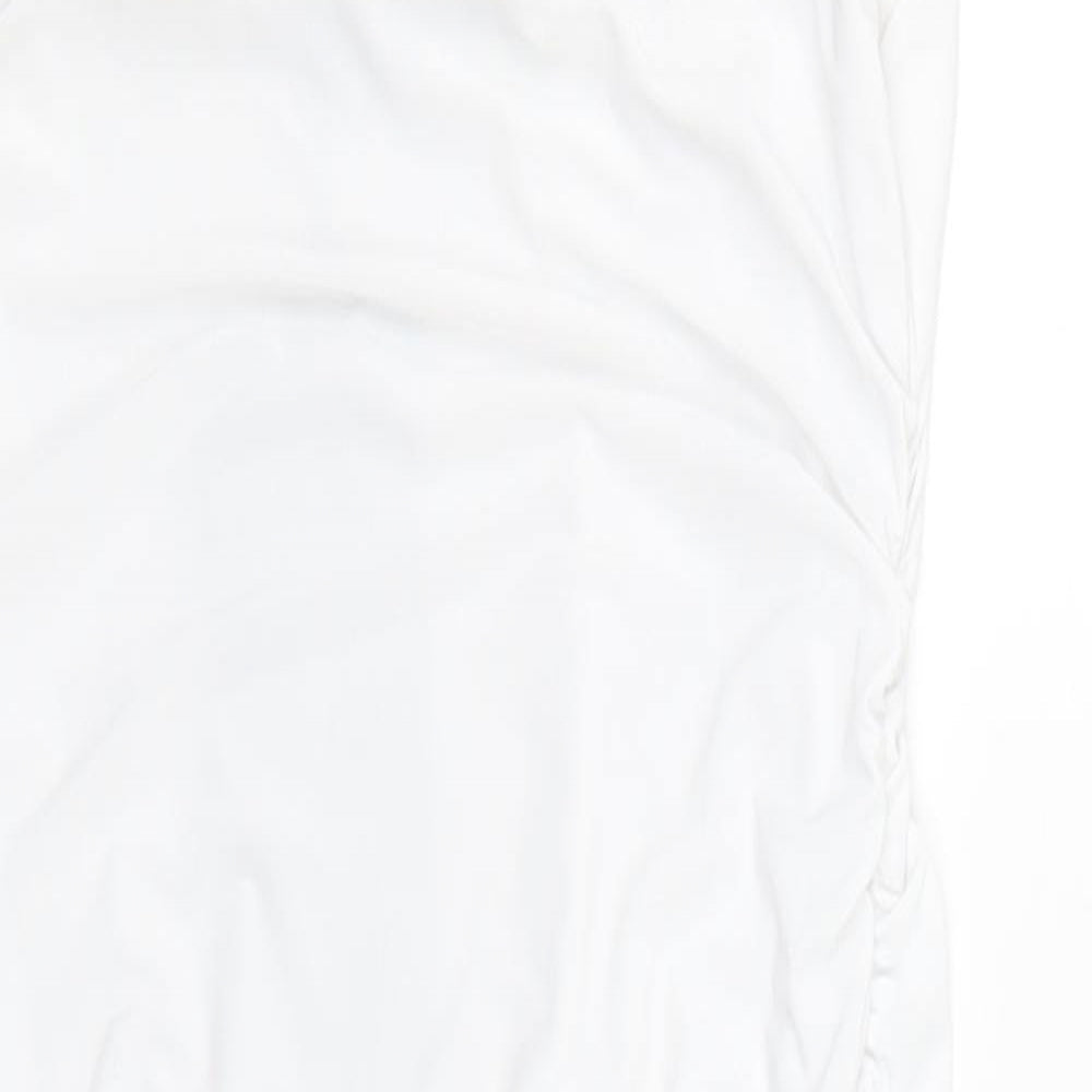 PRETTYLITTLETHING Womens White   Tank Dress  Size 8