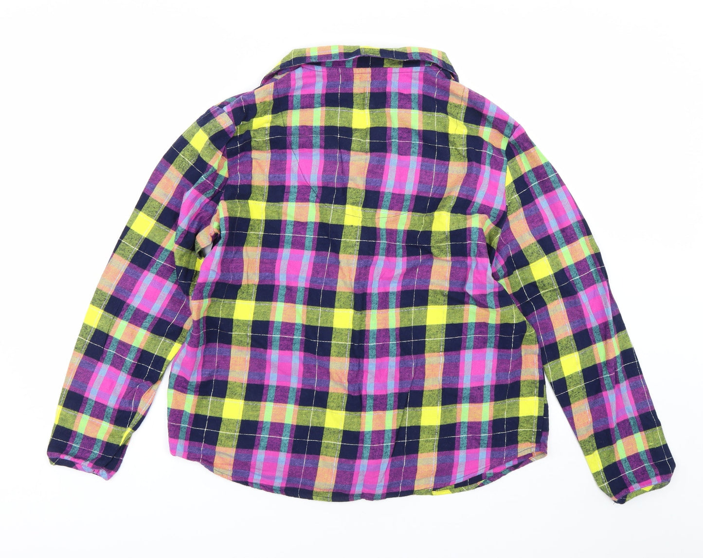 NEXT Womens Multicoloured Check  Top Pyjama Top Size 14