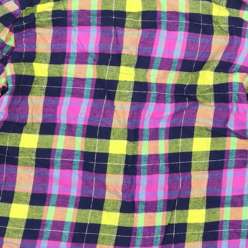 NEXT Womens Multicoloured Check  Top Pyjama Top Size 14