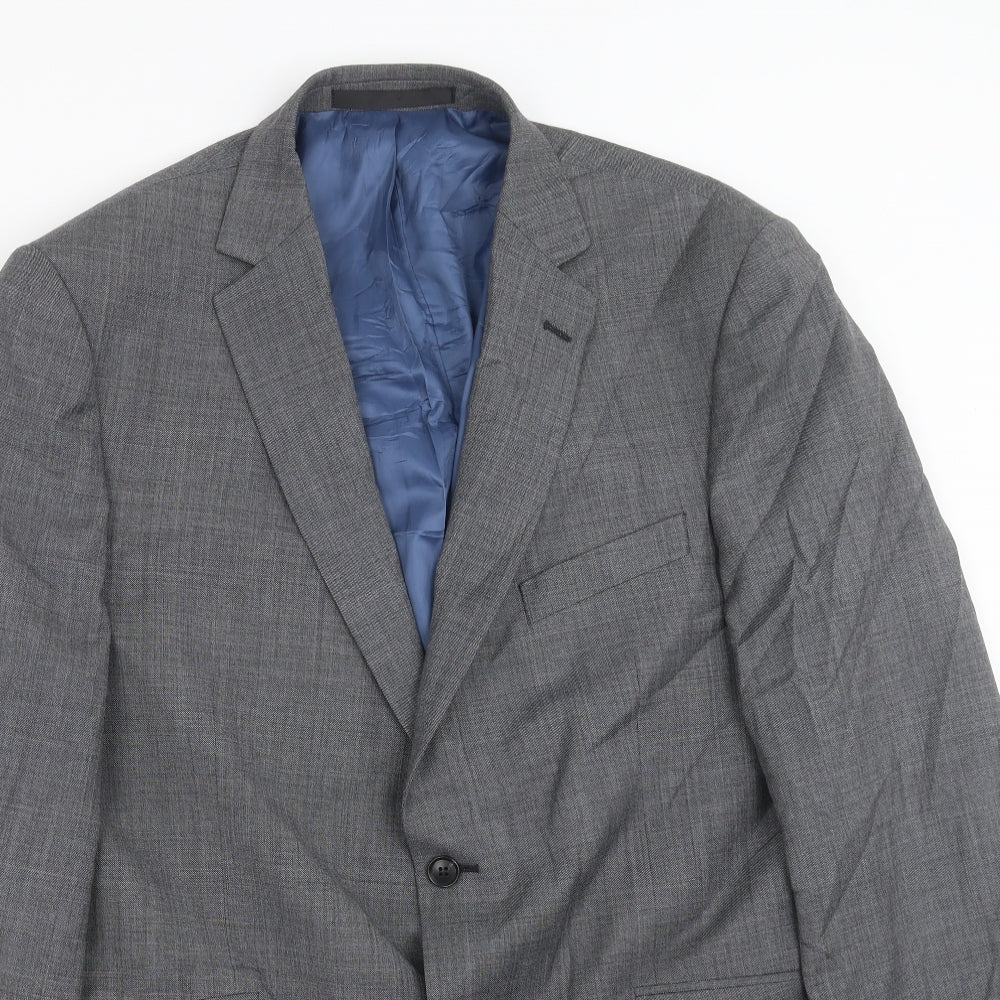 Marks and Spencer Mens Grey   Jacket Suit Jacket Size 42