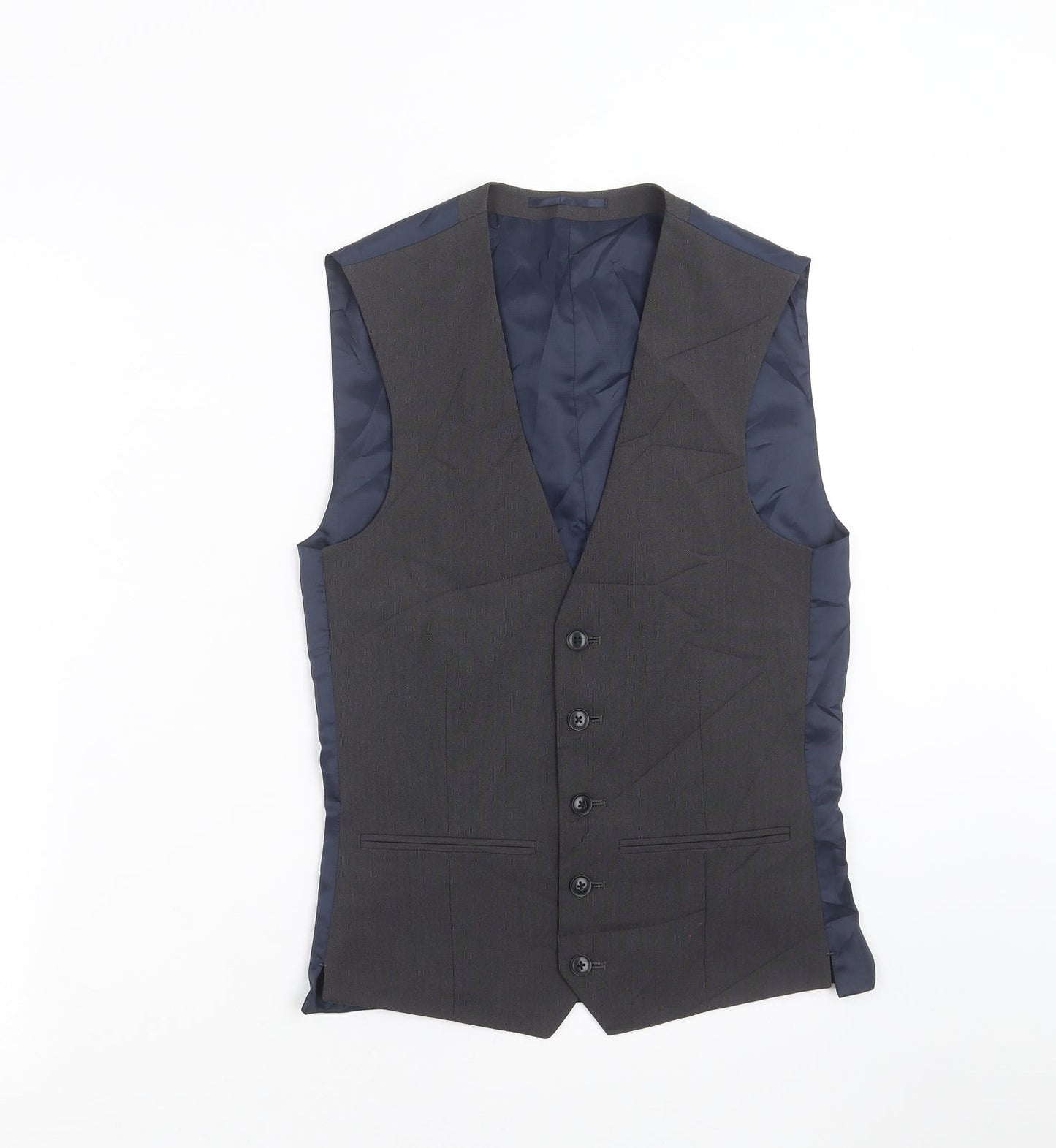 NEXT Mens Grey   Jacket Suit Waistcoat Size S