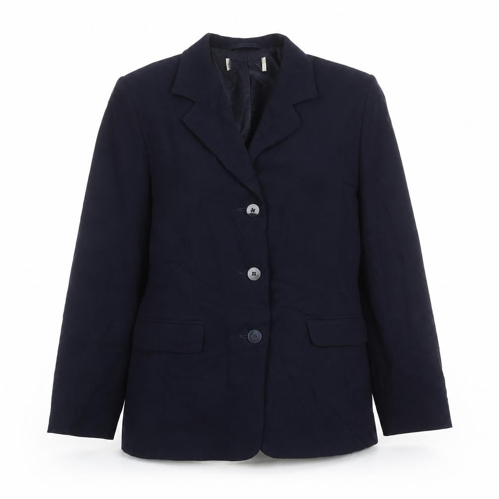 Preworn Womens Blue   Jacket Suit Jacket Size 12