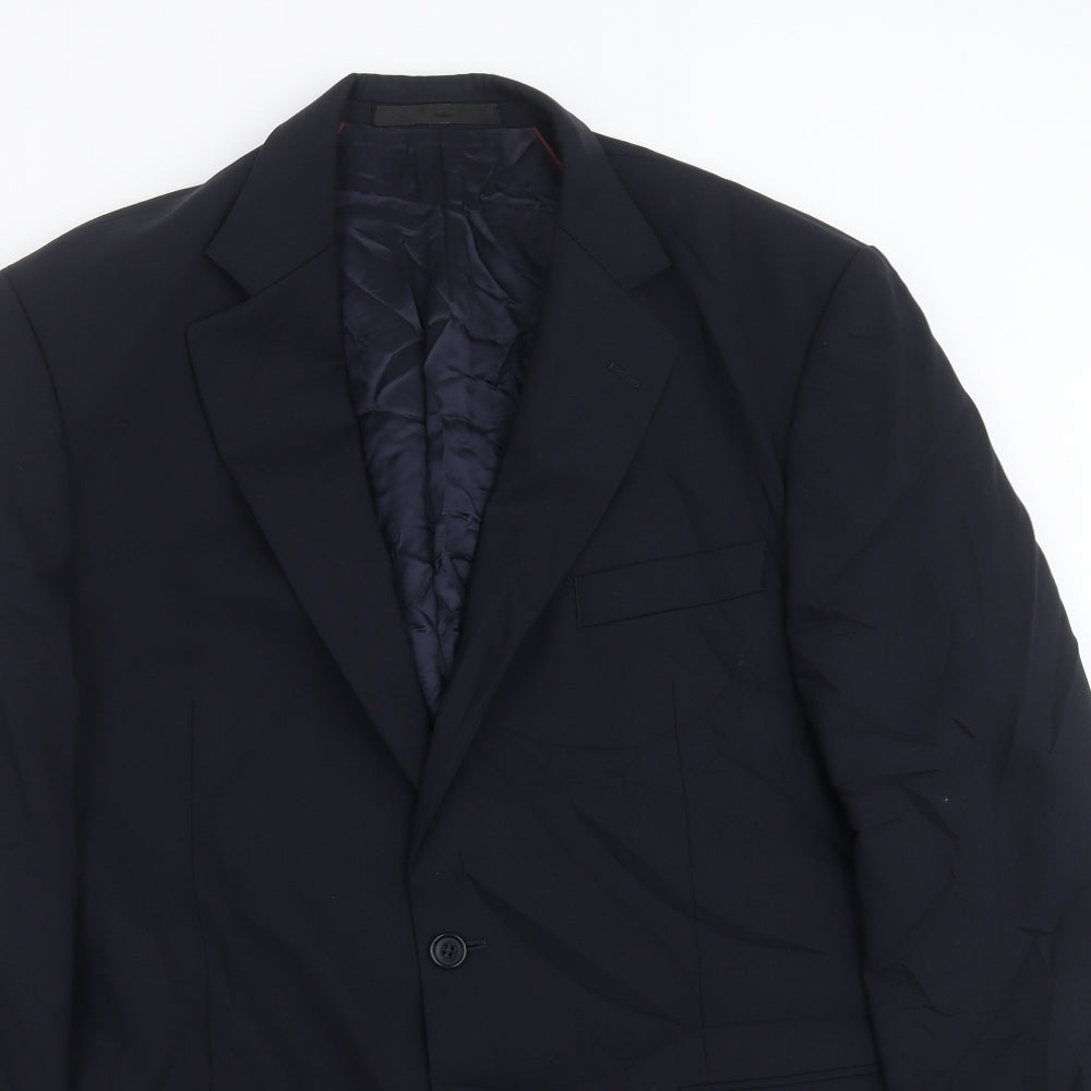 Marks and Spencer Mens Blue   Jacket Suit Jacket Size 42