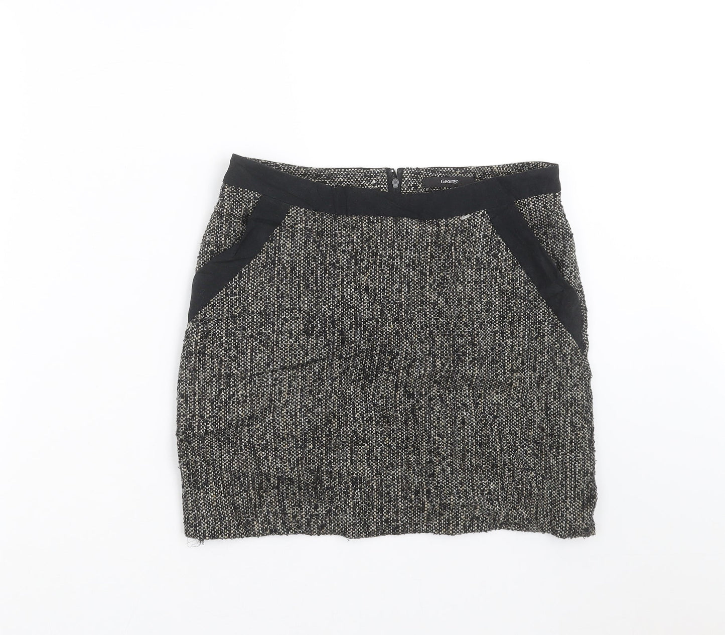 George Womens Black   Mini Skirt Size 8