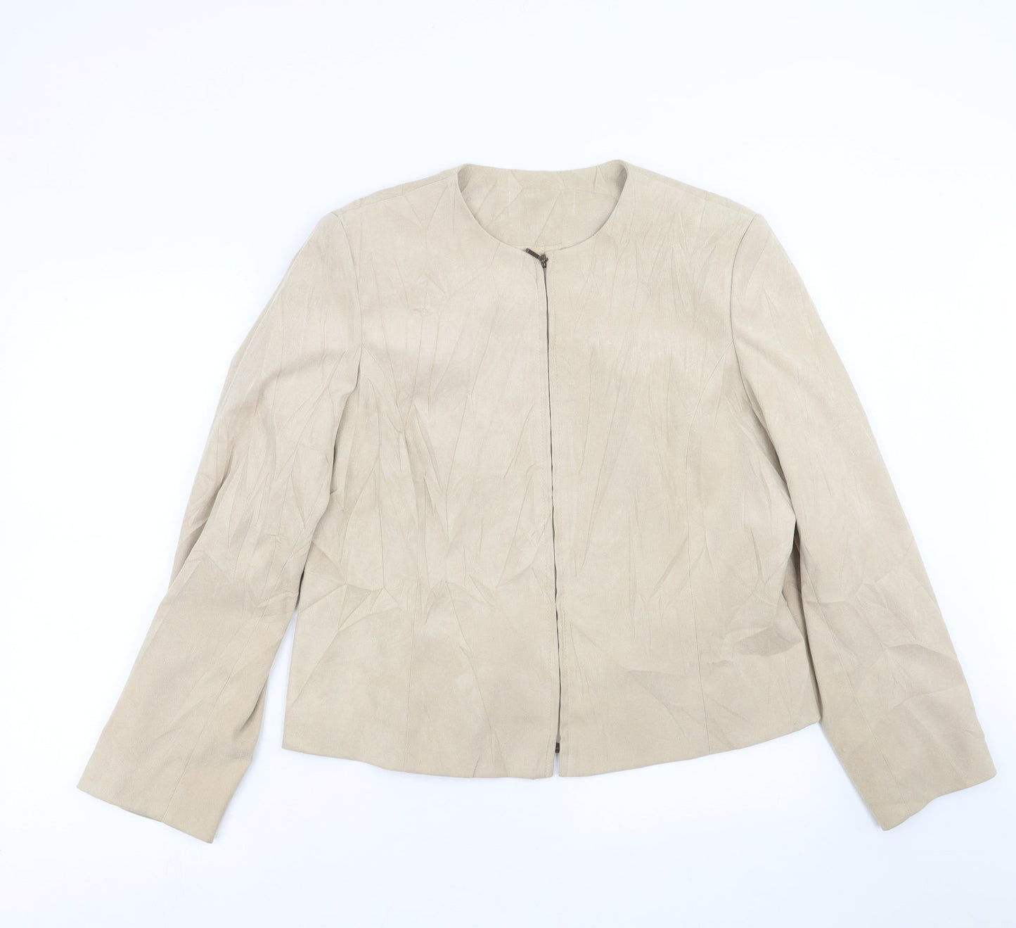 Preworn Womens Beige   Jacket  Size 18