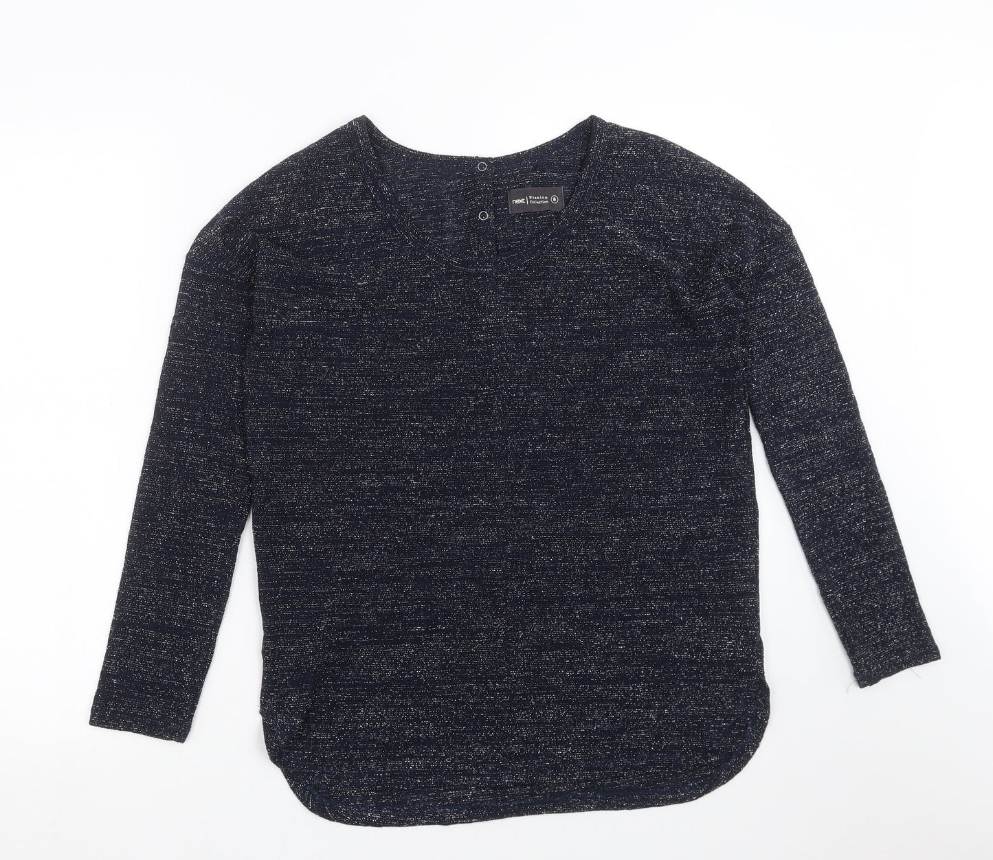 NEXT Womens Blue   Pullover Jumper Size 8  - glittery