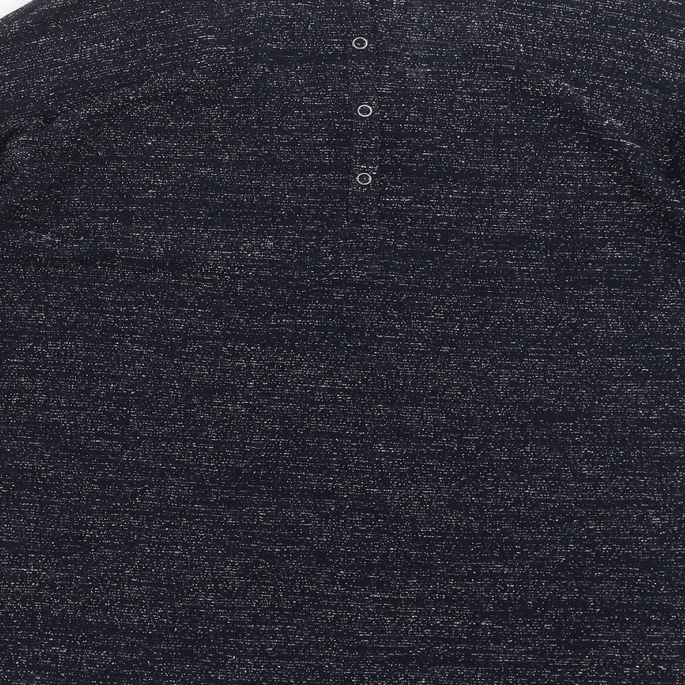 NEXT Womens Blue   Pullover Jumper Size 8  - glittery