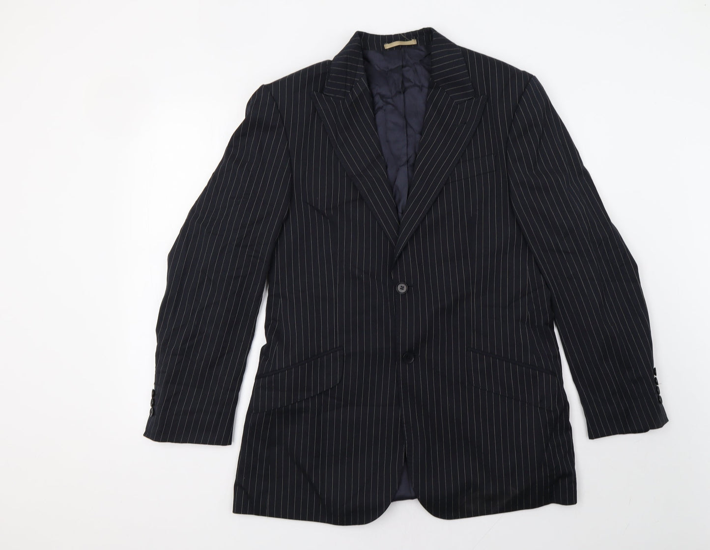 NEXT Mens Blue Striped  Jacket Blazer Size 38