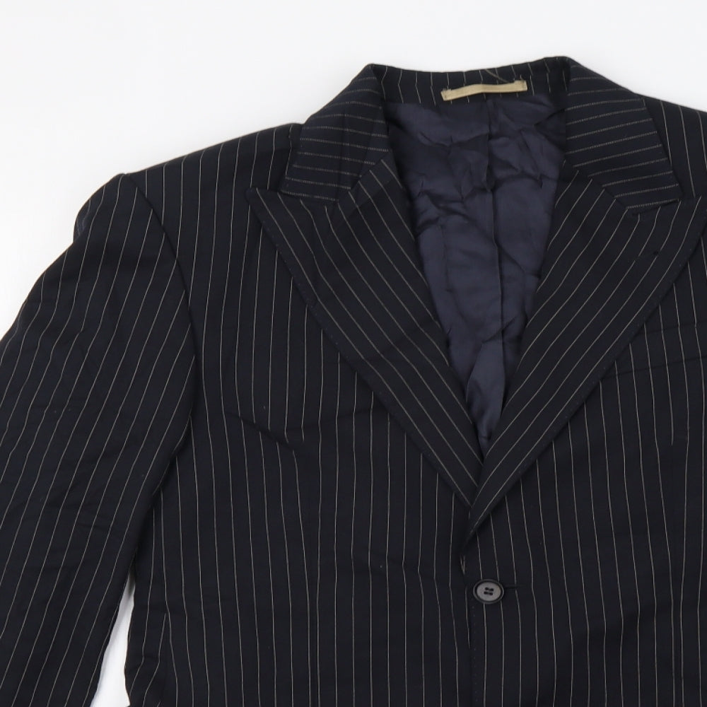 NEXT Mens Blue Striped  Jacket Blazer Size 38