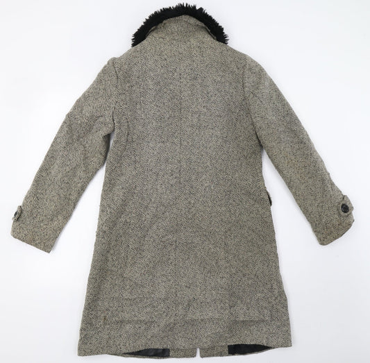 Dorothy Perkins Womens Beige    Coat Size 10