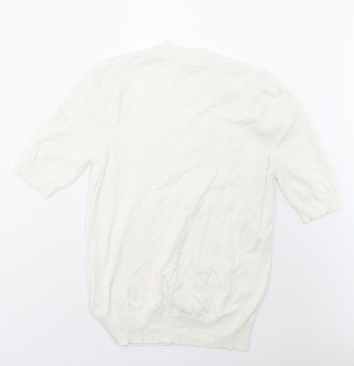 BHS Womens White   Pullover Sweatshirt Size 12