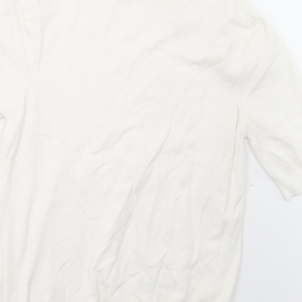 BHS Womens White   Pullover Sweatshirt Size 12