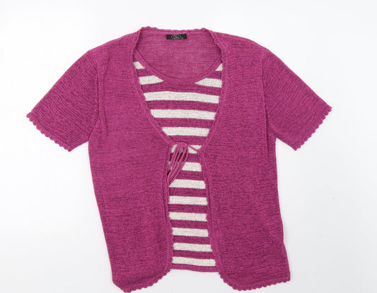 BM Womens Purple   Pullover Sweatshirt Size M