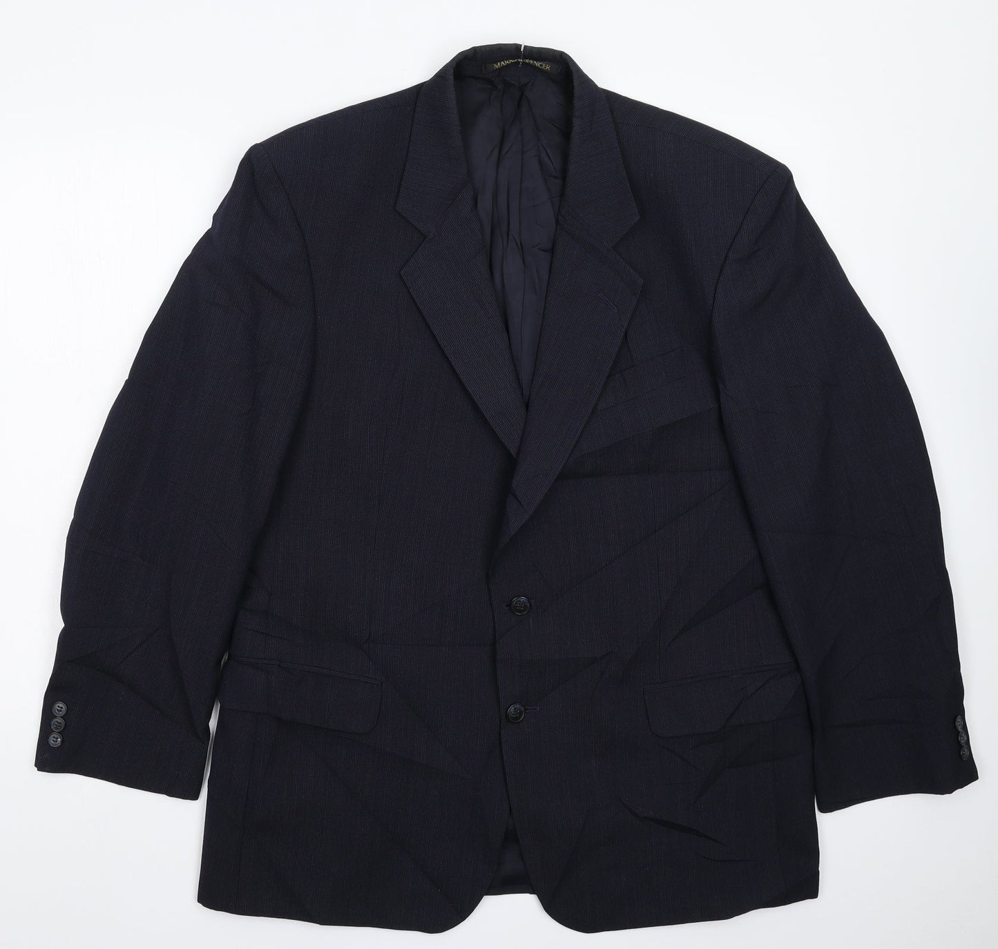 Marks and Spencer Mens Blue   Jacket Suit Jacket Size 42