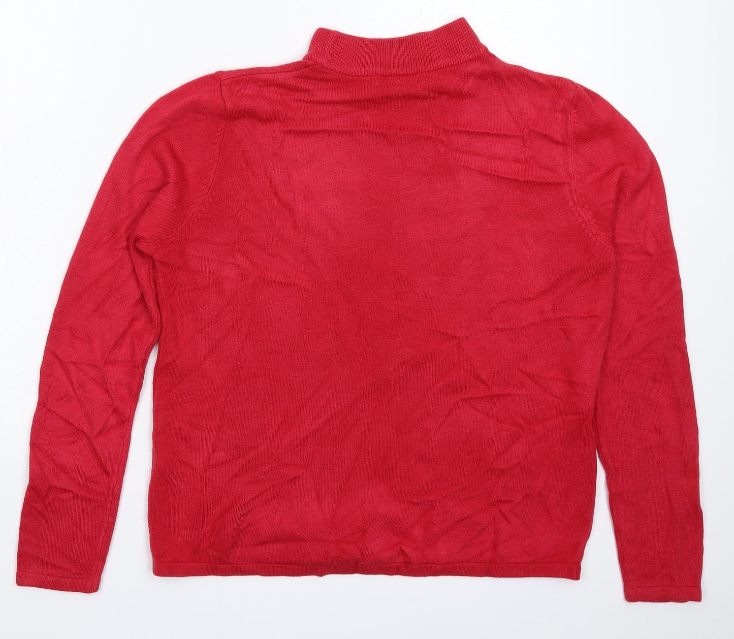 Sarah Hamilton Womens Pink  Knit Pullover Jumper Size L