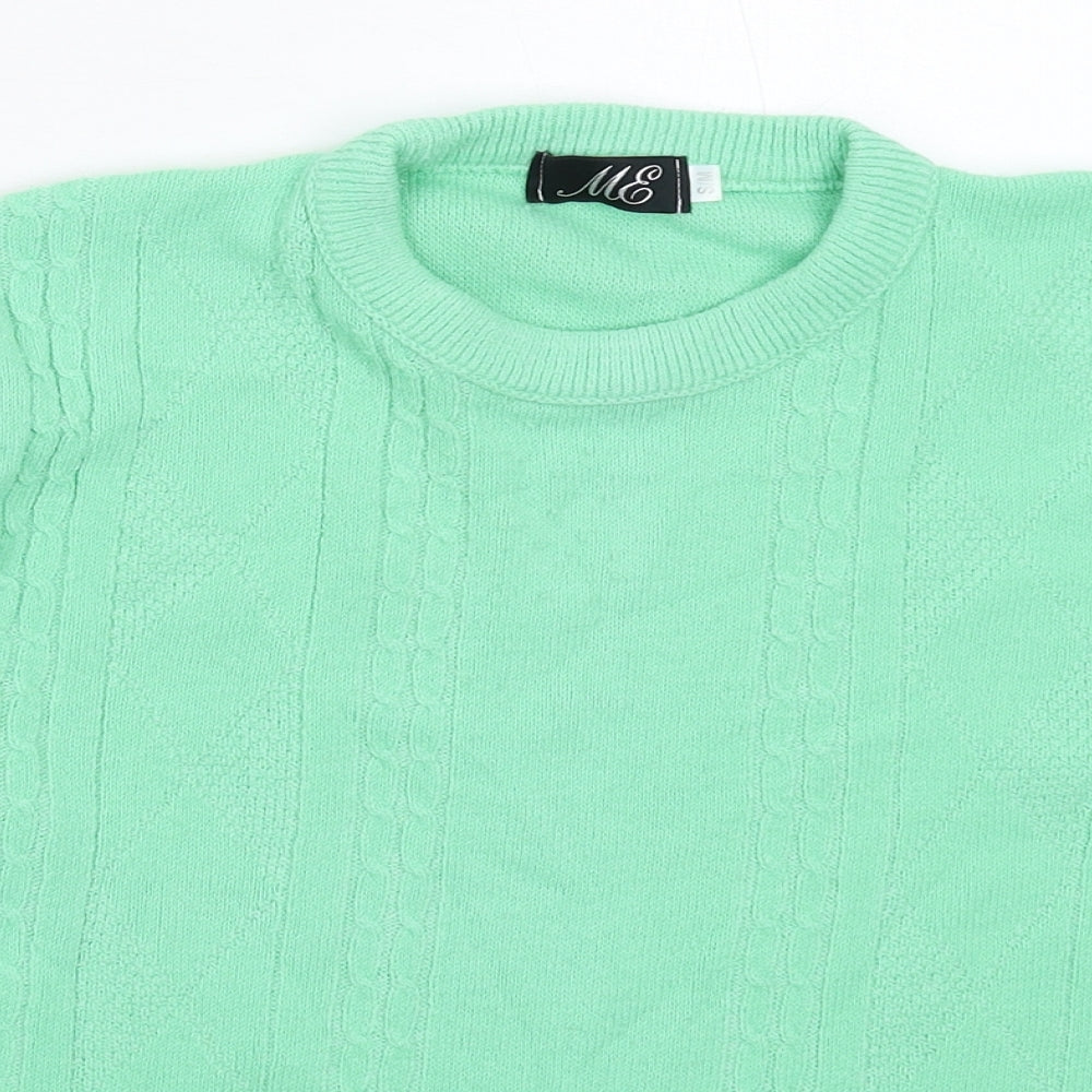 ME Womens Green  Knit Pullover Jumper Size M