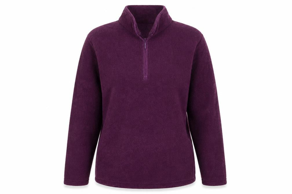 Bonmarché Womens Purple Fleece Jacket Size M