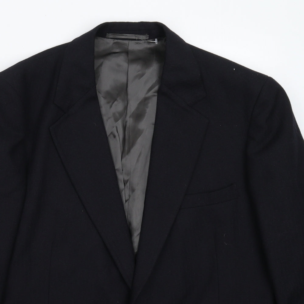 Preworn Mens Blue   Jacket Suit Jacket Size 42