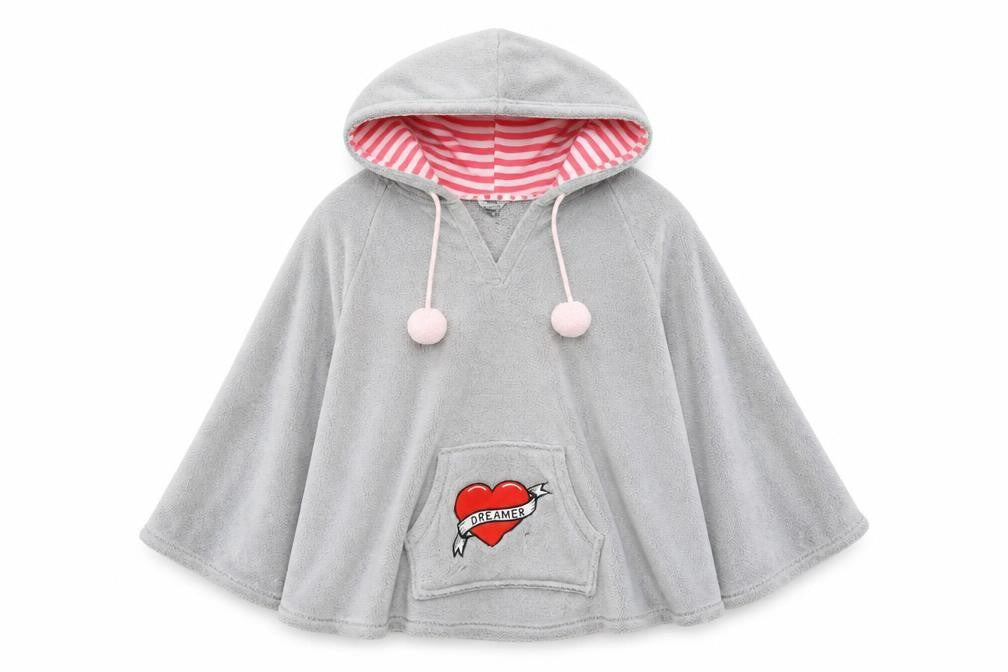 Love To Lounge Womens Grey   Jacket Poncho Size XS