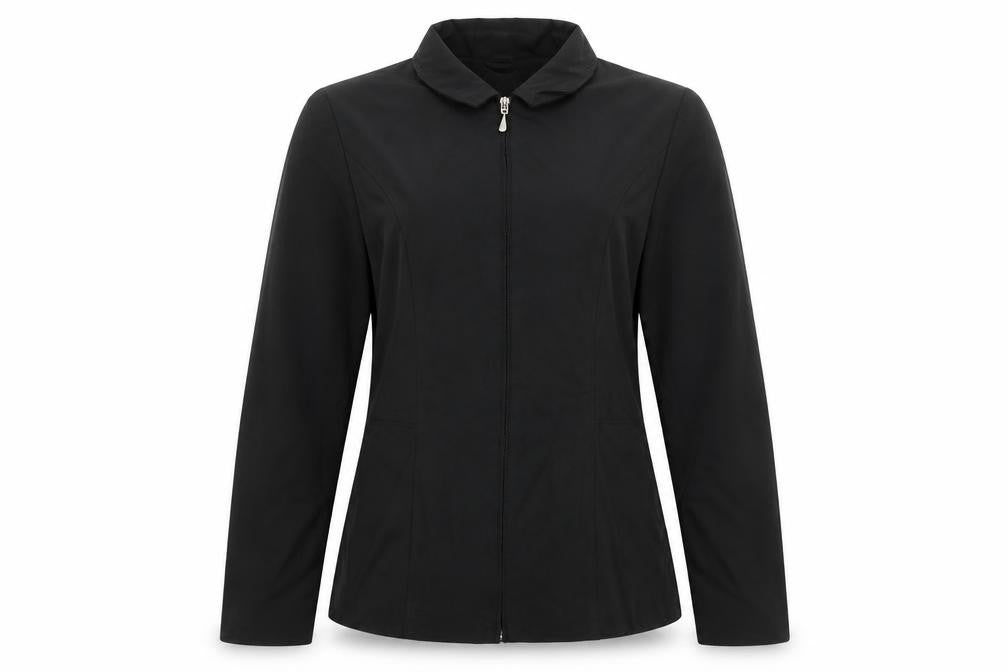 OPUS Womens Black   Full Zip Jumper Size 12
