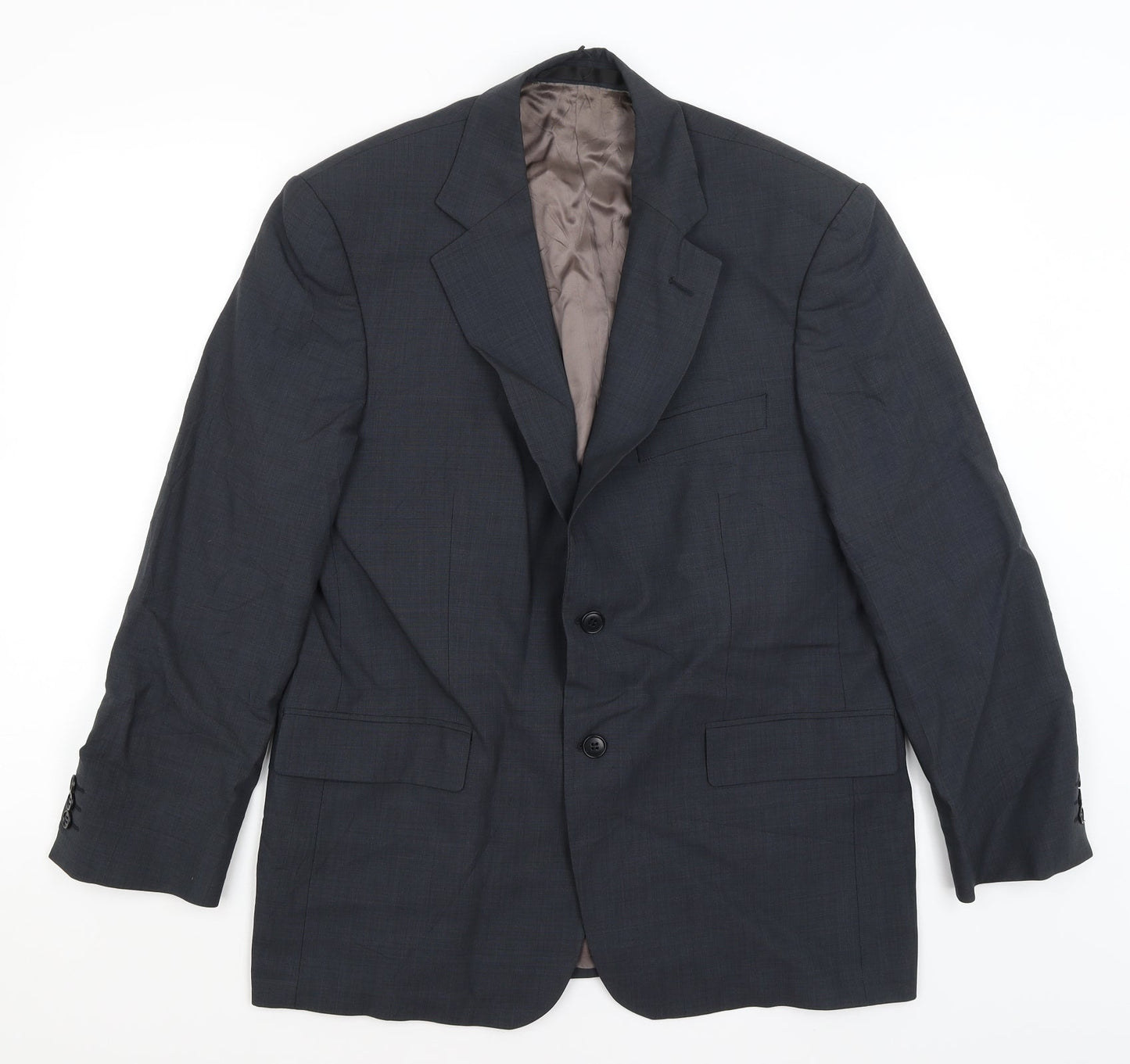 M&S Mens Grey   Jacket Blazer Size L