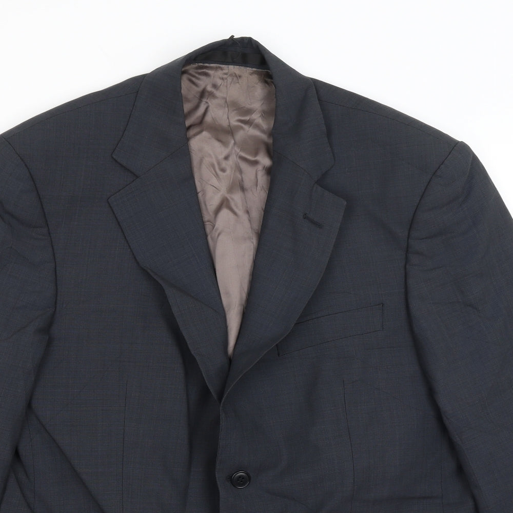 M&S Mens Grey   Jacket Blazer Size L