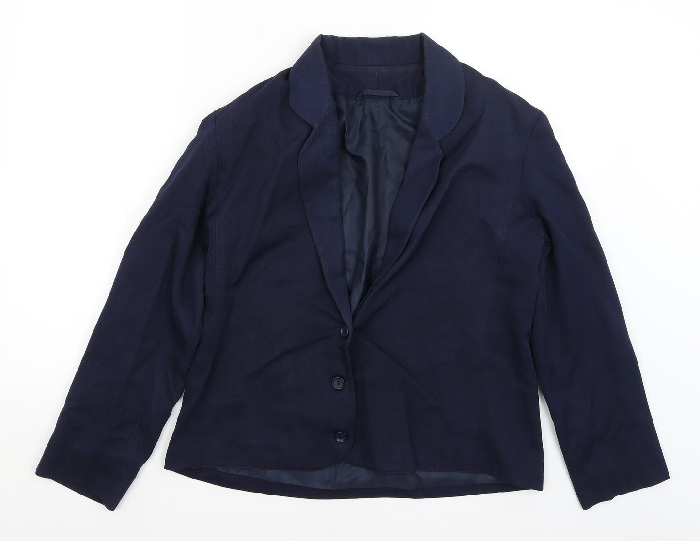 Just You Womens Blue   Jacket Blazer Size 12