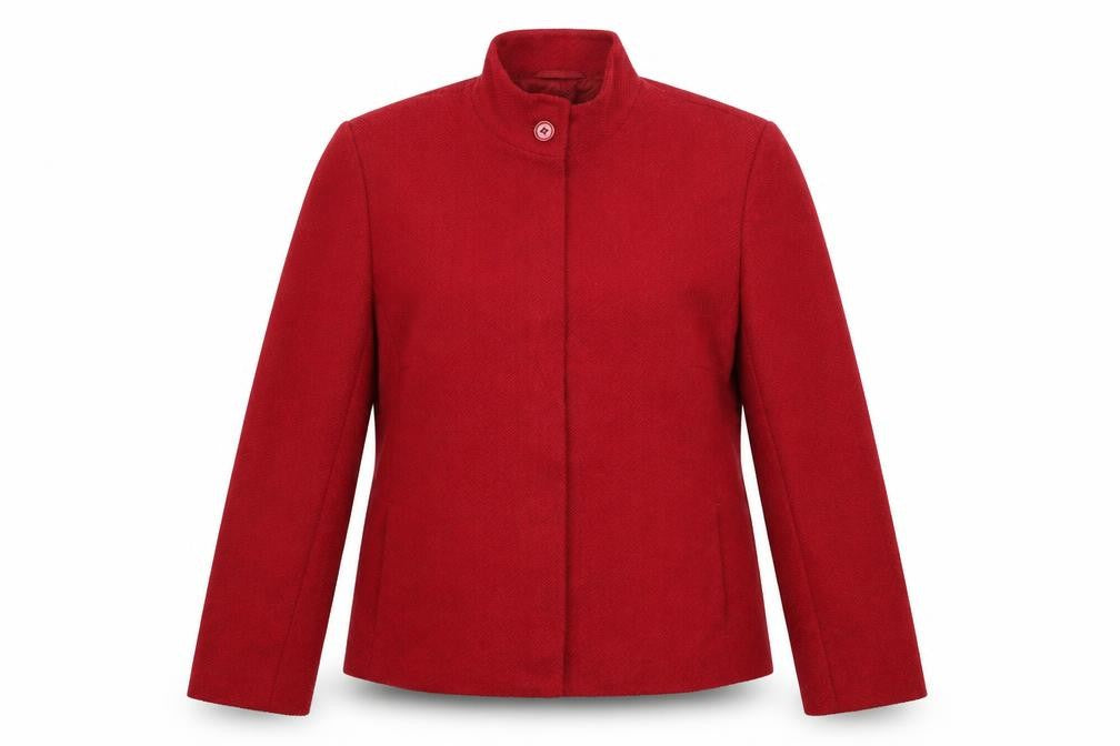 M&S Womens Red   Jacket Blazer Size 12
