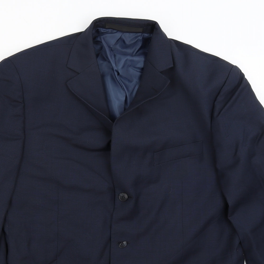 M&S Mens Blue   Jacket Blazer Size L