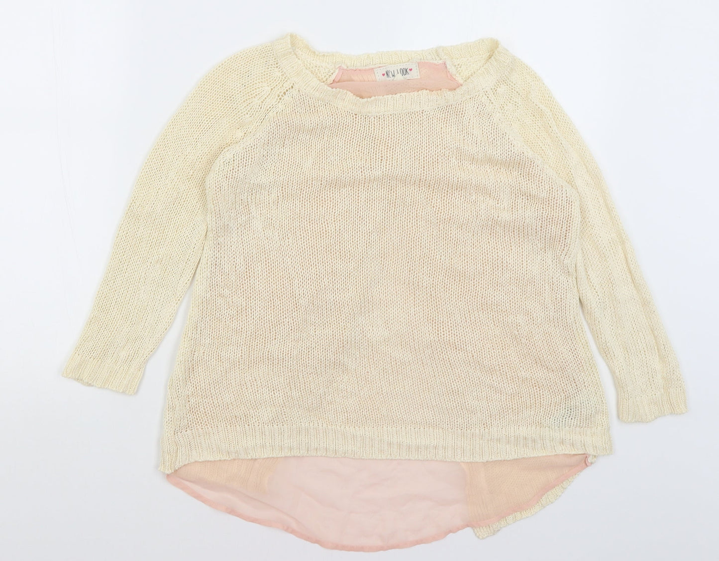 New Look Womens Ivory   Pullover Jumper Size 8