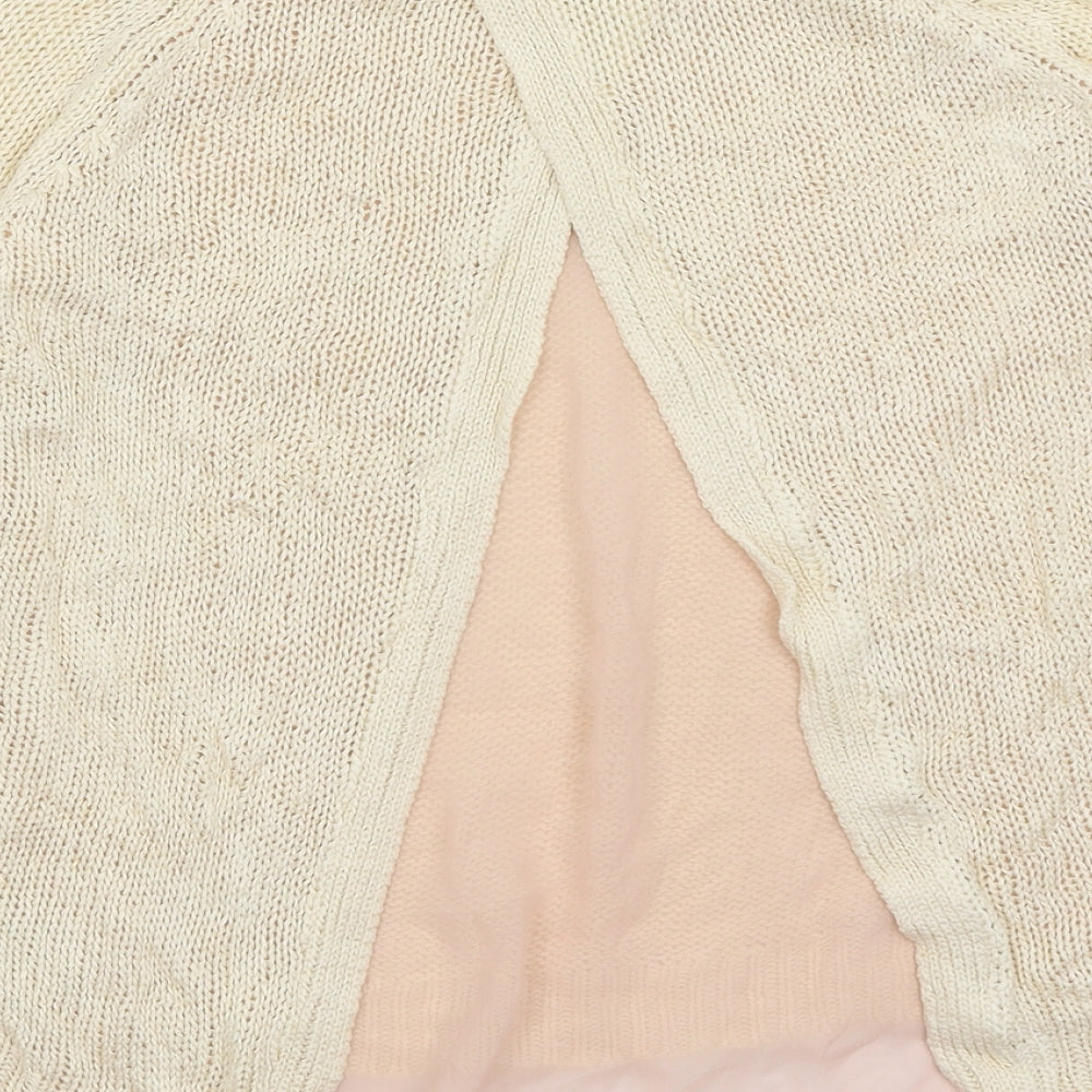 New Look Womens Ivory   Pullover Jumper Size 8